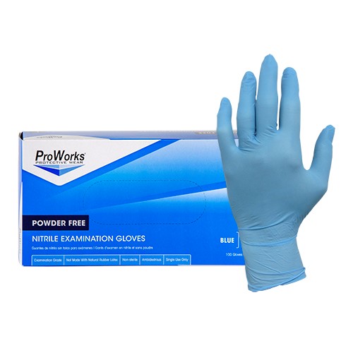 ProWorks® Nitrile Examination Grade Gloves<br/>5.5 mil
