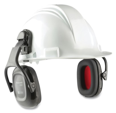 VeriShield™ 100 Series Passive Dielectric Earmuff</br>Hard Hat Mounted