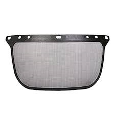 Steel Mesh Faceshield with Plastic Frame