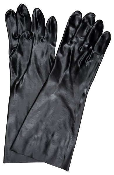 PVC Coated 18" Work Gloves with a Soft Interlock Lining