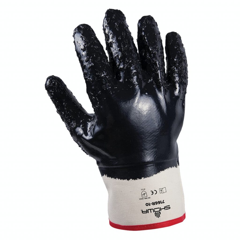 Showa 7166R Nitrile Coated Glove