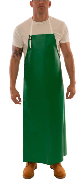 Safetyflex® Green Flame Resistant Specialty PVC on Polyester</br>Apron