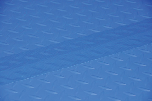 CoverGuard Blue FR Diamond Plate Floor Covernig