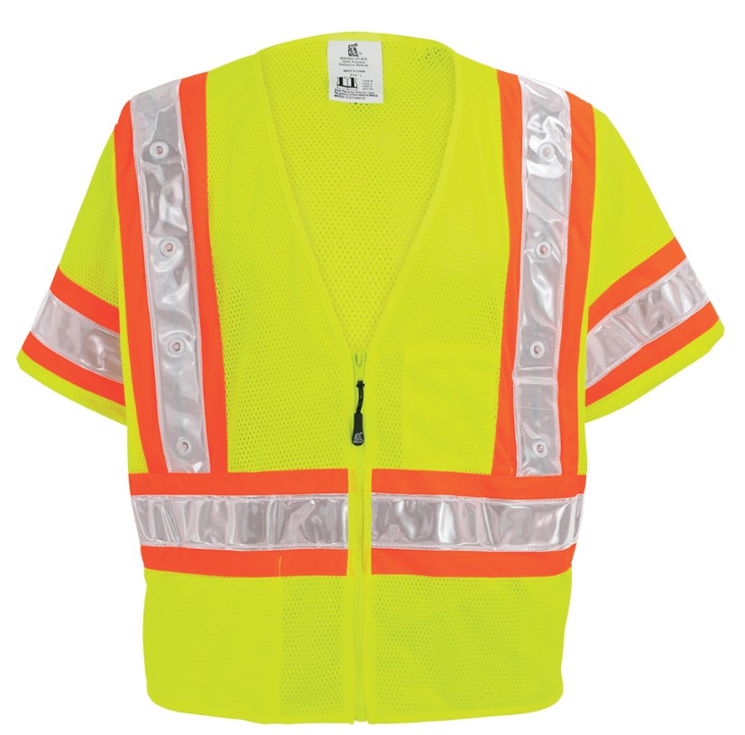 FrogWear® HV Lightweight Mesh Safety LED Vest