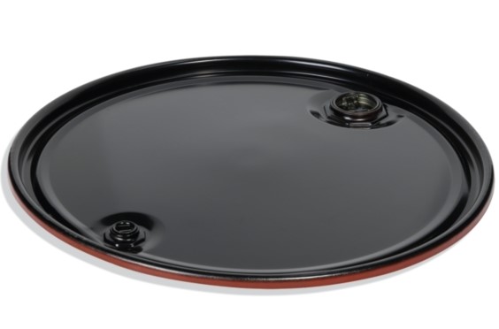 Reconditioned 55 Gallon Drum lid with 2 Bungs