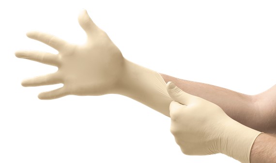 MICROFLEX® Diamond Grip® Disposable Latex Gloves</br>7 mil