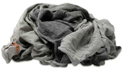 New "PFA" Washed Gray French Terry Rags