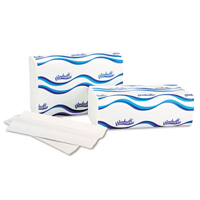 Embossed 1-Ply C-Fold Paper Towels